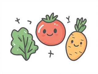 tomato and cucumber