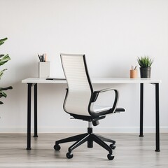 office chair and table