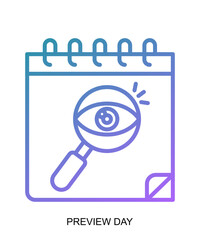 Purple gradient line product presentation icon that shows softness and stability