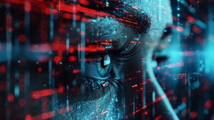 Innovative medical device showcasing eye tracking technology with eye image displayed