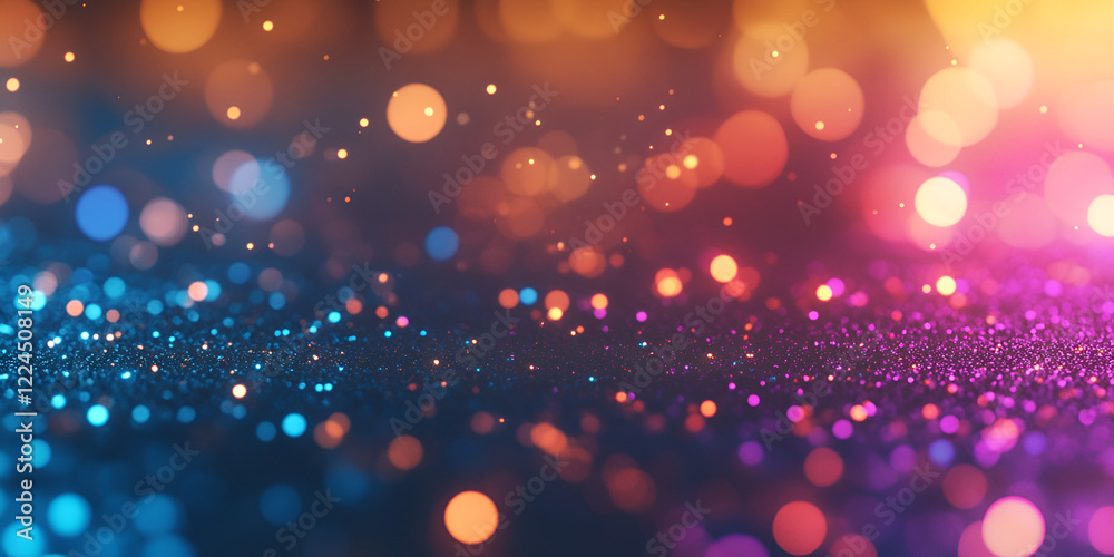 Poster shimmering abstract background: a mesmerizing and ethereal abstract background composed of countless