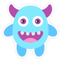 Cute Monster Icon