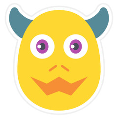 Monster Face Icon