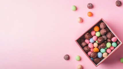 Obraz premium Open Box of Delicious Treats Ready to Indulge Your Senses and Satisfy Your Cravings!