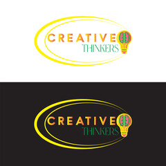 Creative thinker logo for your business