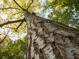 Fototapeta premium Close-up Tree Bark Texture: Abstract Nature Wallpaper, High-Resolution Stock Photo