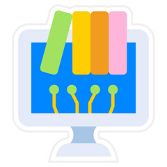Digital library Icon