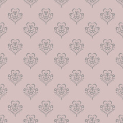 Classic Damask Seamless Pattern - Vector Illustration for Elegant Textile Design