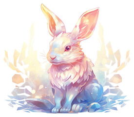 Fototapeta premium PNG Rabbit drawing animal mammal.