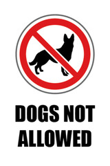 Dogs not allowed