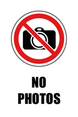 no photography