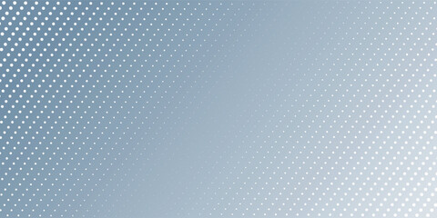 Halftone gradient. Dotted gradient, smooth dots spraying and halftones dot background seamless horizontal geometric pattern vector template set