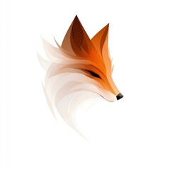 Dessin d'une tête de renard pour un logo