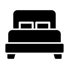 exclusive bed Solid icon