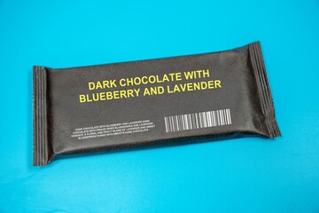 Dark Chocolate with Blueberry and Lavender