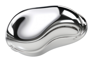 PNG A speech bubble symbol silver platinum