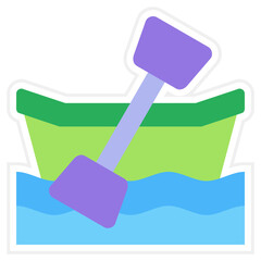 Kayaking Icon