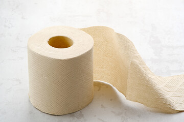 Toilet paper roll. Sanitary and household

