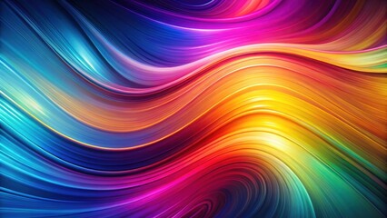 Colorful gradient background with abstract shapes in motion, vibrant colors