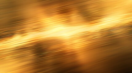 Abstract background with horizontal, blurry stripes in a golden color.
