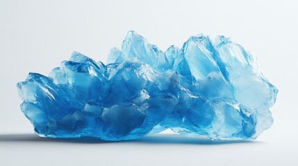 Fototapeta premium Abstract Blue Ice Formation