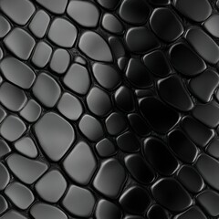 Black Mamba snakeskin animal pattern, seamless, tileable.