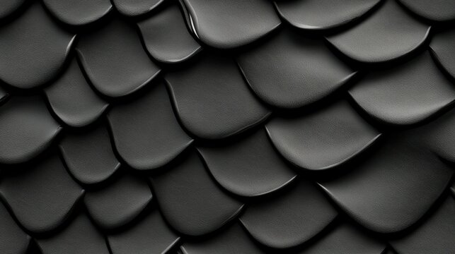 Black Mamba snakeskin animal pattern, seamless, tileable.