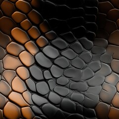 Black Mamba snakeskin animal pattern, seamless, tileable.