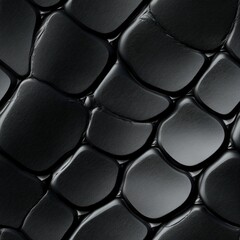 Black Mamba snakeskin animal pattern, seamless, tileable.