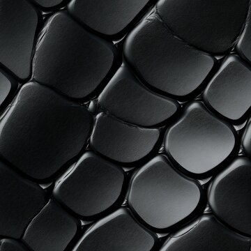 Black Mamba snakeskin animal pattern, seamless, tileable.