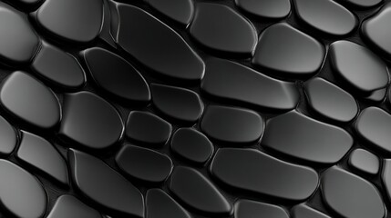 Black Mamba snakeskin animal pattern, seamless, tileable.