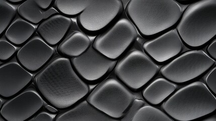 Black Mamba snakeskin animal pattern, seamless, tileable.