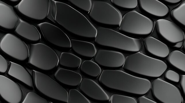 Black Mamba snakeskin animal pattern, seamless, tileable.