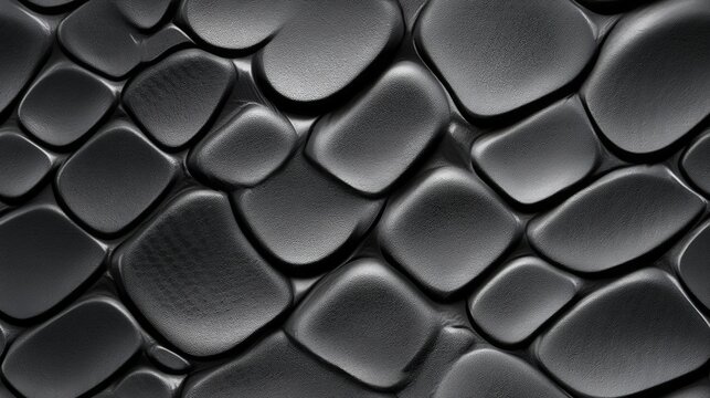 Black Mamba snakeskin animal pattern, seamless, tileable.