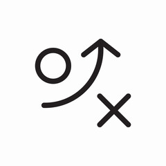 strategy planning icon vector sign