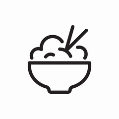 Hot soup food icon vector sign