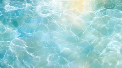 Obraz premium Abstract blurred blue and green water surface background for design creative projects