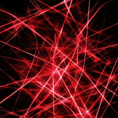 Abstract Red Light Streaks Background