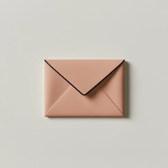 Simple Stylish Envelope on Light Background