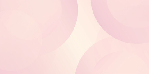 Abstract banner background  pastel colorful  pink and yellow gradations. Circle effect lines modern simple art design