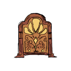 radio, television and computer