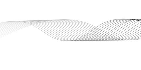 Abstract gray wave lines. Abstract gray, white smooth element swoosh speed wave modern stream transparent backgroundWhite layers strokes waves line design vector curved texture wallpaper for desktop. 