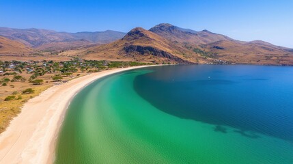 Serene Coastal Landscape
