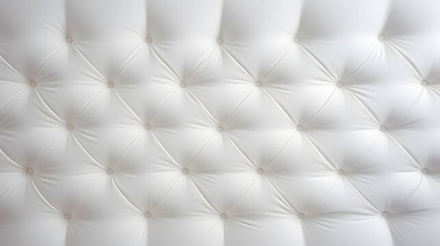 White fabric mattress texture top view