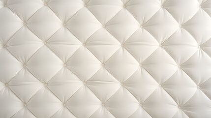 White fabric mattress texture top view