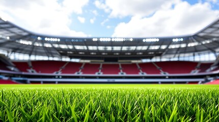 Generative AI Visualization of a Perfectly Manicured Soccer Field