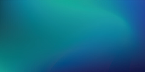 Blue-green gradient studio room, abstract background pattern, walls and floor reflect neon lights, dark tones and feel speed of digital technology simple modern