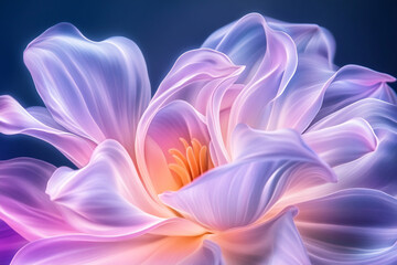 Abstract Pastel-Colored Light Streaks Forming a Dynamic Pattern - Ideal for Graphic Design and Website Backgrounds