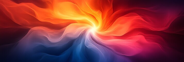 Obraz premium A soft radial gradient pattern with faint, clean geometric outlines.