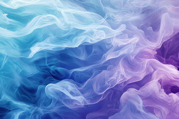Obraz premium Abstract swirling blue and white textures resembling ethereal smoke or mist in motion.